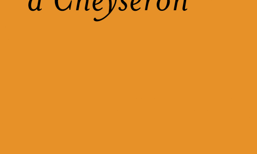 C. F. Ramuz, Le Feu à Cheyseron